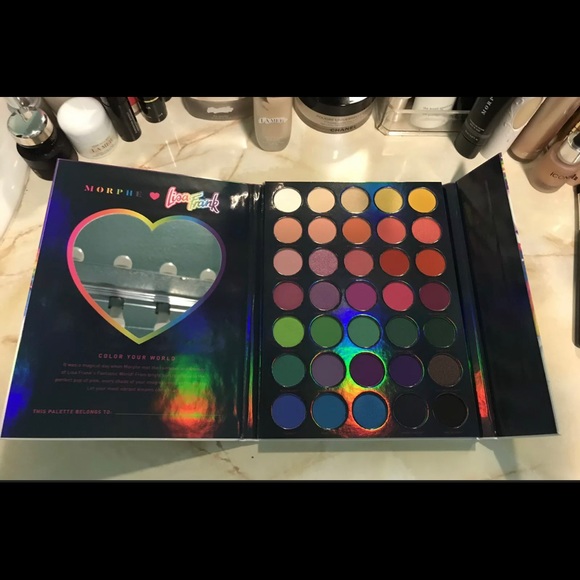Morphe x Lisa Frank ~ `PRANCING UNI’S' 35B by Lisa Frank Eyeshadow Palette ~ NIB - Picture 3 of 12